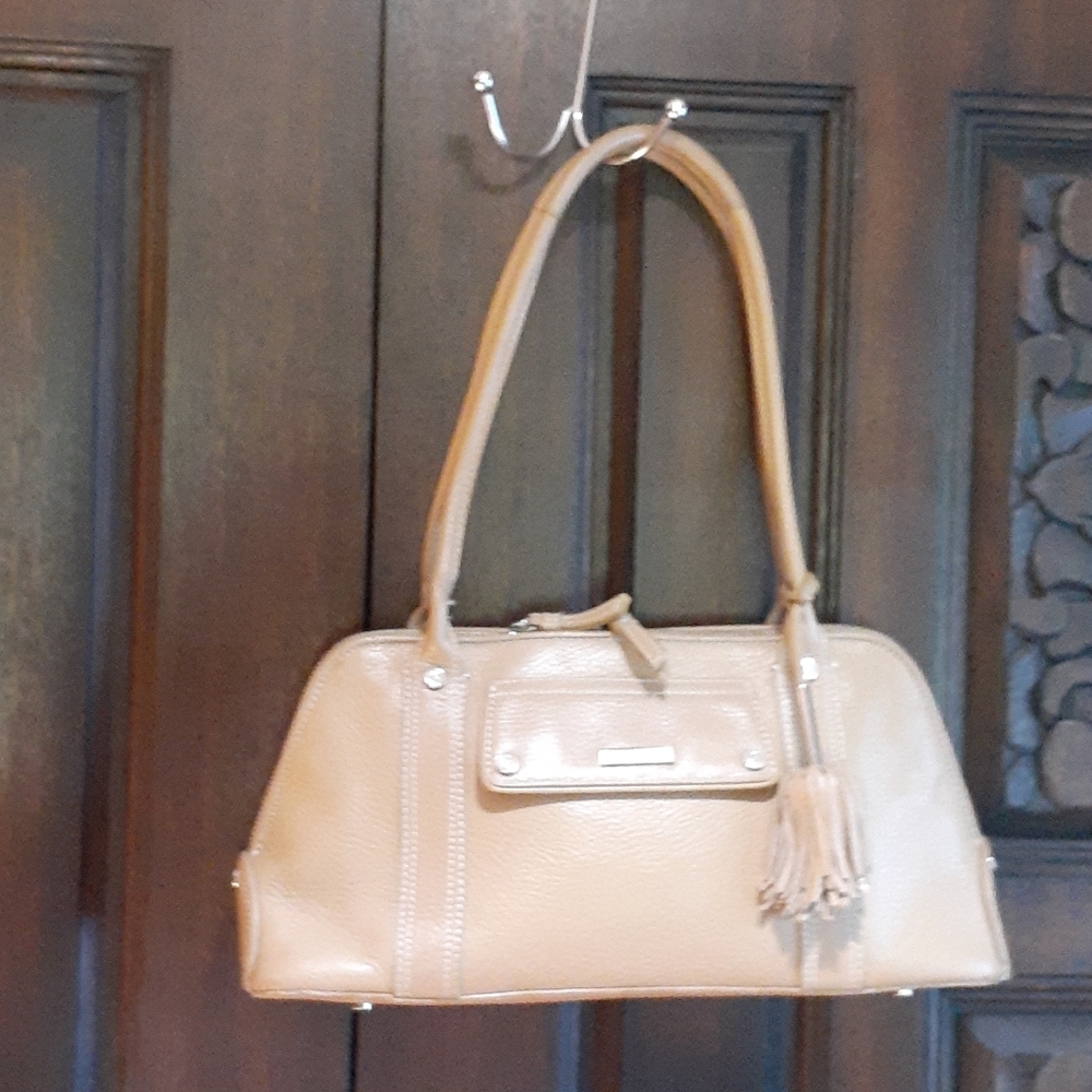 Charles David purse bag handbag tan